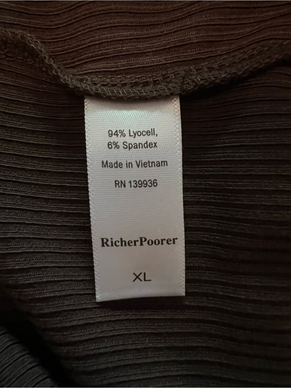 Rich Poorer Ribbed Tank Top - Picture 11 of 11